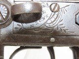 Antique CHANCE & SONS Tap Action OVER/UNDER Flintlock PISTOL Manufactured by W&G CHANCE for the Indian & Trapper Trade - 6 of 20