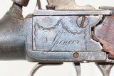 PAIR of SPENCER Antique BOXLOCK Single Shot .41 Caliber PERCUSSION Pistols London Made Mid-1800s Self Defense Pocket / Muff Pistols! - 13 of 25