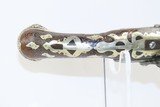 ORNATE Antique MEDITERANEAN Flintlock MILITARY Pistol Carved Engraved 1700s 1800s Late-18th / Early 19th Century Pistol - 10 of 17