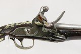 ORNATE Antique MEDITERANEAN Flintlock MILITARY Pistol Carved Engraved 1700s 1800s Late-18th / Early 19th Century Pistol - 4 of 17