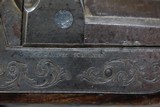Engraved JOSEPH KEMP Officers/Travelers PERCUSSION Self Defense BELT Pistol English Percussion Pistol Made Circa the 1850s! - 6 of 17