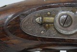 Engraved JOSEPH KEMP Officers/Travelers PERCUSSION Self Defense BELT Pistol English Percussion Pistol Made Circa the 1850s! - 5 of 17