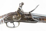 ENGRAVED 1700s EUROPEAN Antique FLINTLOCK .61 Caliber Pistol Italian With Unique Markings and a Beautifully Carved Stock! - 4 of 17