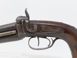 Antique ENGRAVED & CARVED Double Barrel OVER/UNDER PERCUSSION Pistol
Nice Mid-19th Century Self-Defense Pistol - 3 of 16