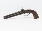 Antique ENGRAVED & CARVED Double Barrel OVER/UNDER PERCUSSION Pistol
Nice Mid-19th Century Self-Defense Pistol - 1 of 16