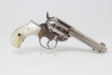 LETTERED Antique COLT Model 1877 LIGHTNING .38 Cal. Double Action REVOLVER HARTLEY and GRAHAM Shipped w PEARL GRIPS in Case! - 19 of 19