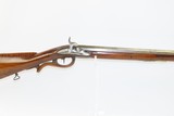 GERMANIC Antique JAEGER Musket CARVED STOCK Smoothbore Maker Marked .63 Cal Gorgeous Old-World Craftsmanship! - 2 of 22