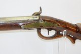 GERMANIC Antique JAEGER Musket CARVED STOCK Smoothbore Maker Marked .63 Cal Gorgeous Old-World Craftsmanship! - 18 of 22