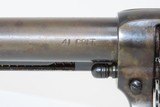 COLT Single Action Army “PEACEMAKER” Chambered in .41 Long Colt C&R Revolver
SCARCE Caliber .41 Colt Revolver Made in 1903! - 5 of 18