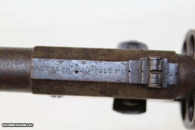 “4-SCREW” Antique Colt 3rd Model DRAGOON Revolver - Image 8 of 12