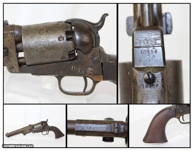 “4-SCREW” Antique Colt 3rd Model DRAGOON Revolver