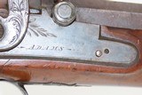 Pair of BRITISH Antique ADAMS .58 Caliber PERCUSSION CONVERSION Pistols SECOND BRITISH EMPIRE ERA Big Bores for an Officer - 6 of 25