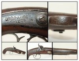 ENGRAVED Antique HENRY DERINGER c. 1830s Pistol - 1 of 17