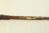 SHORT Antique HALF STOCK .51 Caliber PLAINS Musket With Unique “Eagle” Patch Box & G. Goulcher Lock - 16 of 22
