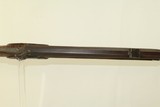 SHORT Antique HALF STOCK .51 Caliber PLAINS Musket With Unique “Eagle” Patch Box & G. Goulcher Lock - 13 of 22