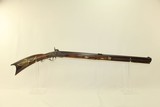 SHORT Antique HALF STOCK .51 Caliber PLAINS Musket With Unique “Eagle” Patch Box & G. Goulcher Lock - 3 of 22