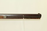 SHORT Antique HALF STOCK .51 Caliber PLAINS Musket With Unique “Eagle” Patch Box & G. Goulcher Lock - 7 of 22