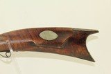 SHORT Antique HALF STOCK .51 Caliber PLAINS Musket With Unique “Eagle” Patch Box & G. Goulcher Lock - 19 of 22