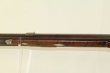 SHORT Antique HALF STOCK .51 Caliber PLAINS Musket With Unique “Eagle” Patch Box & G. Goulcher Lock - 21 of 22