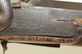 SHORT Antique HALF STOCK .51 Caliber PLAINS Musket With Unique “Eagle” Patch Box & G. Goulcher Lock - 10 of 22