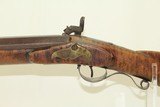 SHORT Antique HALF STOCK .51 Caliber PLAINS Musket With Unique “Eagle” Patch Box & G. Goulcher Lock - 20 of 22