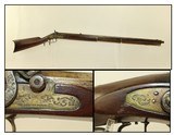 OHIO Antique VANTREES .58 Caliber LONG RIFLE JF VANTREES with “EAGLE GUN FACTORY” Lock - 1 of 23