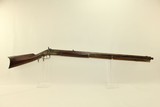 OHIO Antique VANTREES .58 Caliber LONG RIFLE JF VANTREES with “EAGLE GUN FACTORY” Lock - 3 of 23