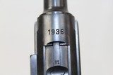 “1936” Dated WWII MAUSER S/42 Code Luger Pistol - 7 of 16