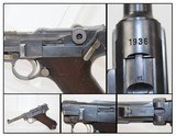 “1936” Dated WWII MAUSER S/42 Code Luger Pistol - 1 of 16