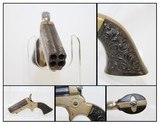 Antique SHARPS PEPPERBOX Pistol w Sculpted Grips - 1 of 13