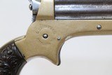 Antique SHARPS PEPPERBOX Pistol w Sculpted Grips - 8 of 13