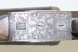 ENGRAVED Belgian 12 Gauge Double Barrel SxS HAMMERLESS Shotgun C&R By The Liege United Arms Co. LTD - 8 of 24