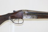ENGRAVED Belgian 12 Gauge Double Barrel SxS HAMMERLESS Shotgun C&R By The Liege United Arms Co. LTD - 21 of 24