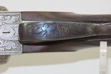 ENGRAVED Belgian 12 Gauge Double Barrel SxS HAMMERLESS Shotgun C&R By The Liege United Arms Co. LTD - 9 of 24