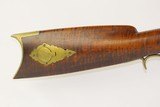 JOHN BARD INDIANA LONG RIFLE Antique .38 Caliber Half Stock PERCUSSION 1860 1860s Percussion Plains Rifle From Brazil, IN! - 3 of 18
