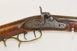 JOHN BARD INDIANA LONG RIFLE Antique .38 Caliber Half Stock PERCUSSION 1860 1860s Percussion Plains Rifle From Brazil, IN! - 4 of 18
