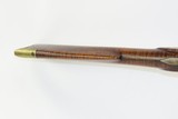 JOHN BARD INDIANA LONG RIFLE Antique .38 Caliber Half Stock PERCUSSION 1860 1860s Percussion Plains Rifle From Brazil, IN! - 12 of 18