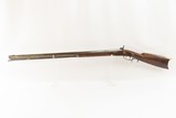 JOHN BARD INDIANA LONG RIFLE Antique .38 Caliber Half Stock PERCUSSION 1860 1860s Percussion Plains Rifle From Brazil, IN! - 15 of 18