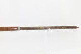 JOHN BARD INDIANA LONG RIFLE Antique .38 Caliber Half Stock PERCUSSION 1860 1860s Percussion Plains Rifle From Brazil, IN! - 10 of 18