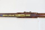 JOHN BARD INDIANA LONG RIFLE Antique .38 Caliber Half Stock PERCUSSION 1860 1860s Percussion Plains Rifle From Brazil, IN! - 9 of 18
