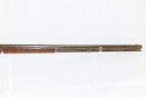 JOHN BARD INDIANA LONG RIFLE Antique .38 Caliber Half Stock PERCUSSION 1860 1860s Percussion Plains Rifle From Brazil, IN! - 5 of 18