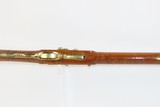 Circa 1800 ANTIQUE Full-Stock Pennsylvania Smoothbore LONG RIFLE 56 Caliber Originally Flintlock with Maple Stock - 7 of 17