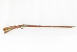 Circa 1800 ANTIQUE Full-Stock Pennsylvania Smoothbore LONG RIFLE 56 Caliber Originally Flintlock with Maple Stock - 2 of 17