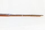 Circa 1800 ANTIQUE Full-Stock Pennsylvania Smoothbore LONG RIFLE 56 Caliber Originally Flintlock with Maple Stock - 5 of 17