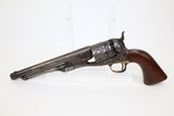 CIVIL WAR Antique COLT 1860 ARMY Revolver Mfg 1862 - 2 of 10
