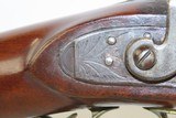 BRASS BARREL Antique Smoothbore LONG RIFLE w ASHMORE & SON Lock .65 Caliber Unique c1840s Kentucky Musket - 7 of 20