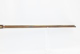 BRASS BARREL Antique Smoothbore LONG RIFLE w ASHMORE & SON Lock .65 Caliber Unique c1840s Kentucky Musket - 10 of 20