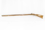 Antique JOSIAH B. LONG Percussion UNION COUNTY, Pennsylvania LONG RIFLE Beautiful Maple Stock! - 15 of 18