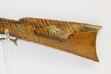 Antique JOSIAH B. LONG Percussion UNION COUNTY, Pennsylvania LONG RIFLE Beautiful Maple Stock! - 16 of 18