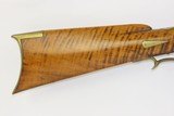 Antique JOSIAH B. LONG Percussion UNION COUNTY, Pennsylvania LONG RIFLE Beautiful Maple Stock! - 3 of 18